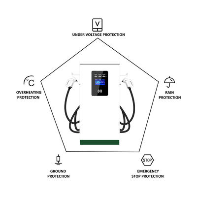 ODM CCS Outdoor Evse EV Fast Charger 60kw 120kw DC opladen