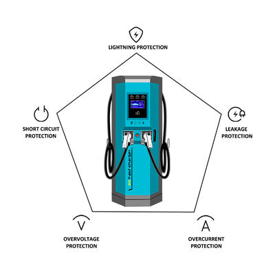 240 kW uitgangsvermogen EV-oplader EVSE EV-oplader met beschermingsniveau IP55/1k10